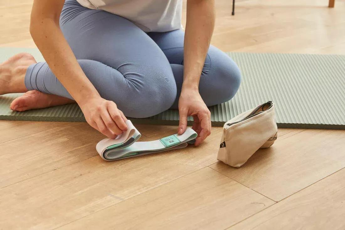 Mini Textile Fitness Bands - Set Of 3 - Resistance 5-6-7 Kg, Brown, No Color, large image number 8