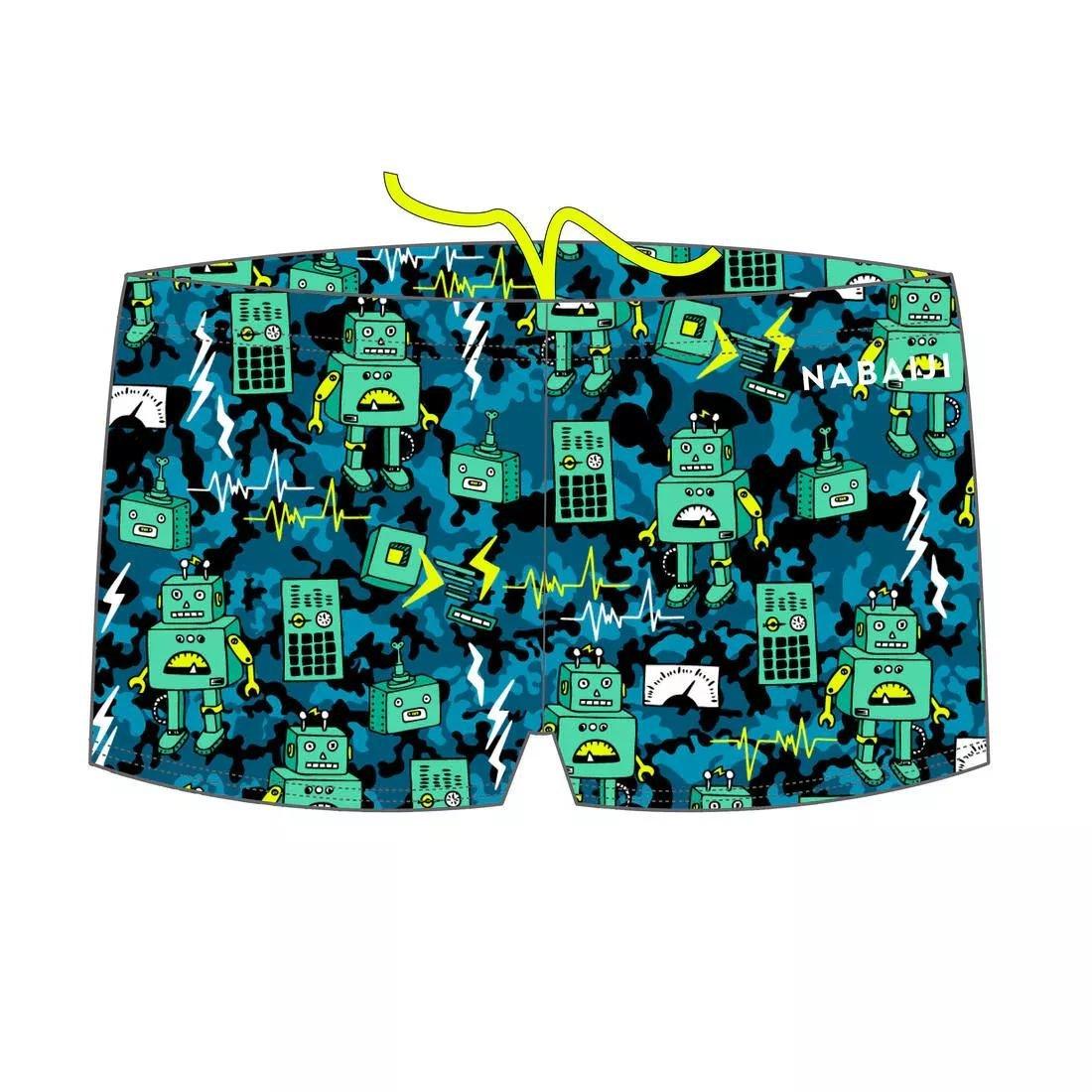 Kids Swimming Boxer 500, Blue, , large image number 1