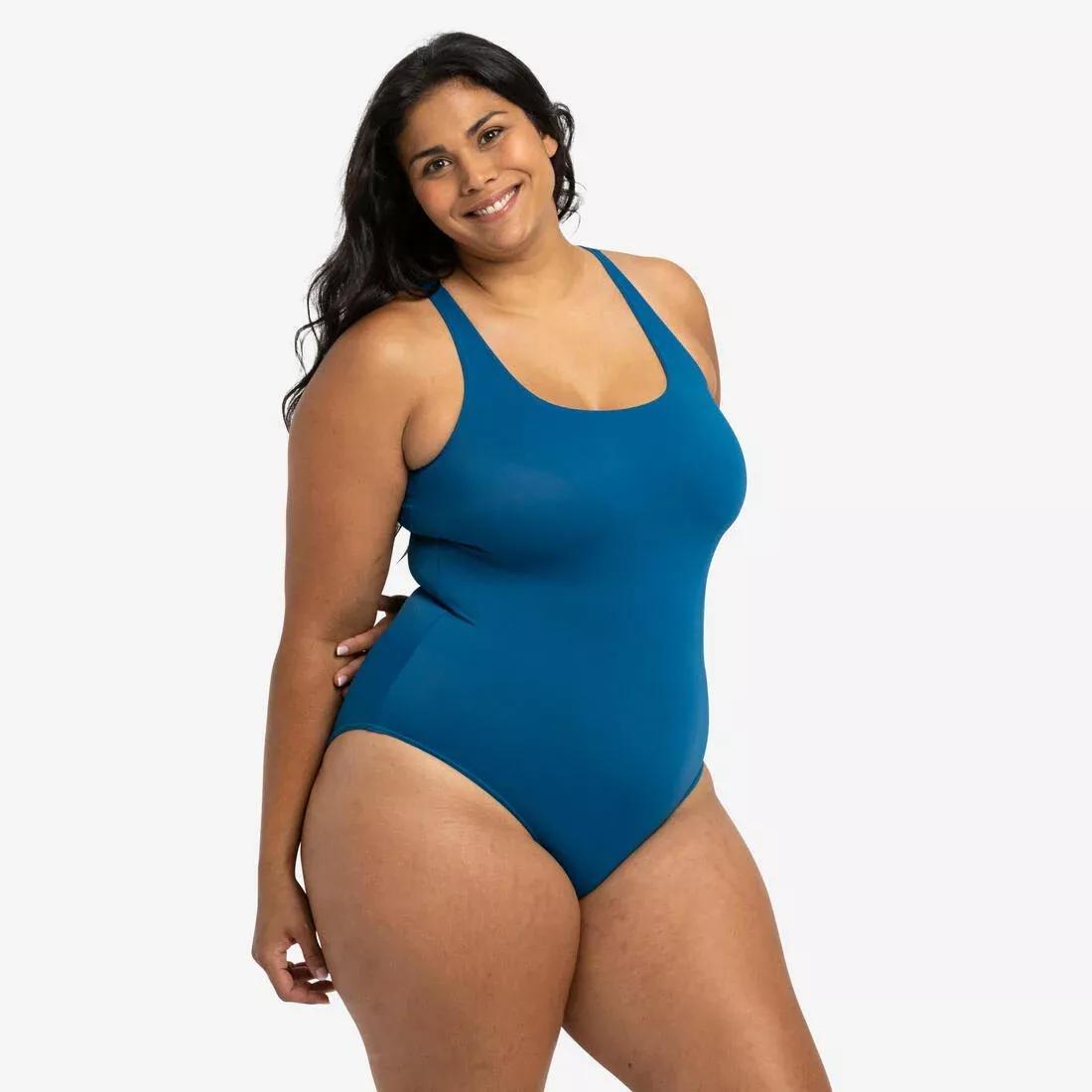 Women 1-Piece Swimsuit - Heva, Blue, , large image number 4