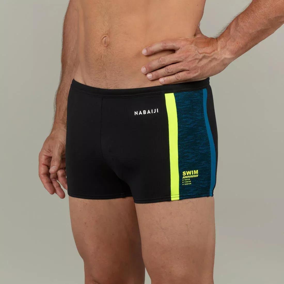 Men Swimming Trunks - Yoko, Black, No Color, large image number 0