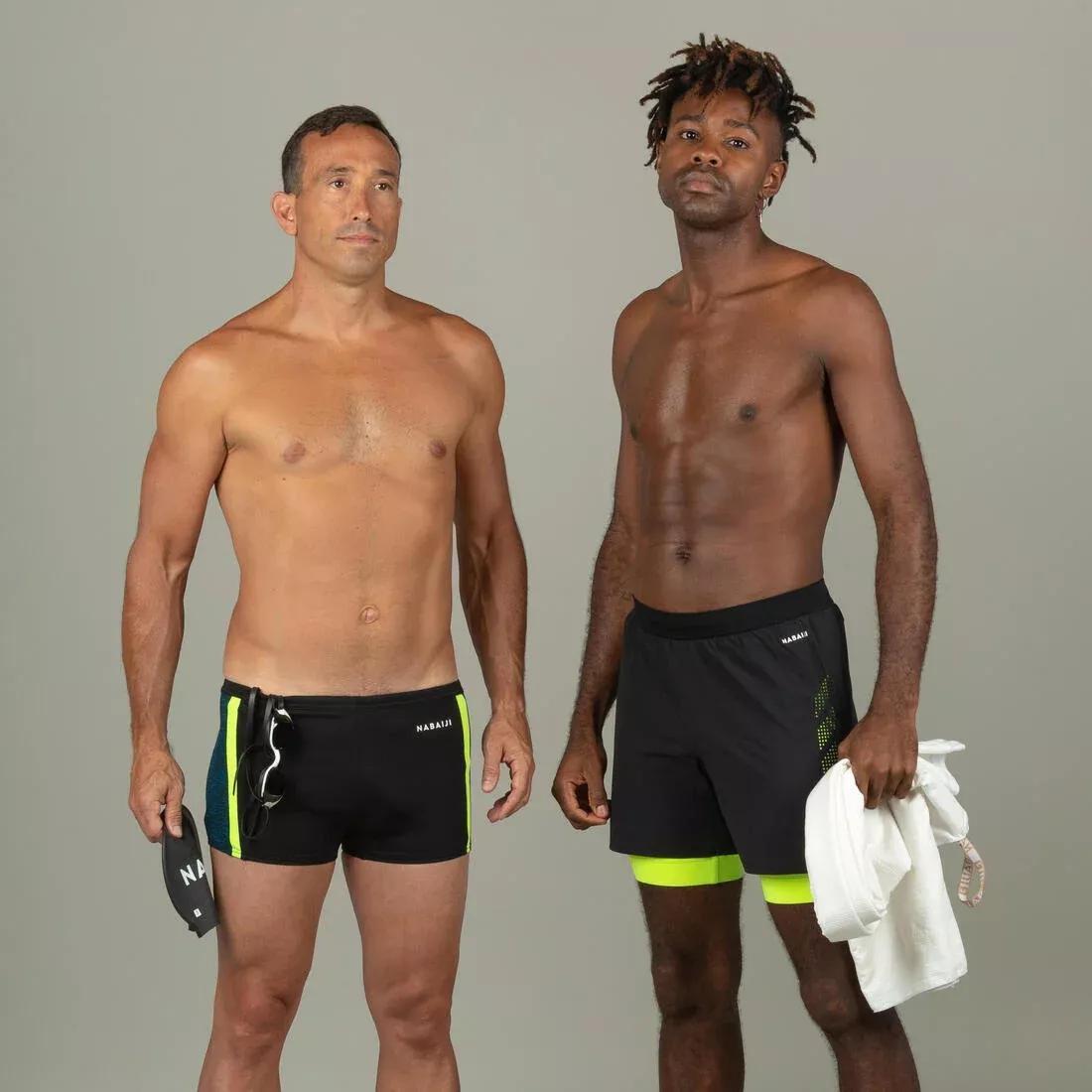 Men Swimming Trunks - Yoko, Black, No Color, large image number 9