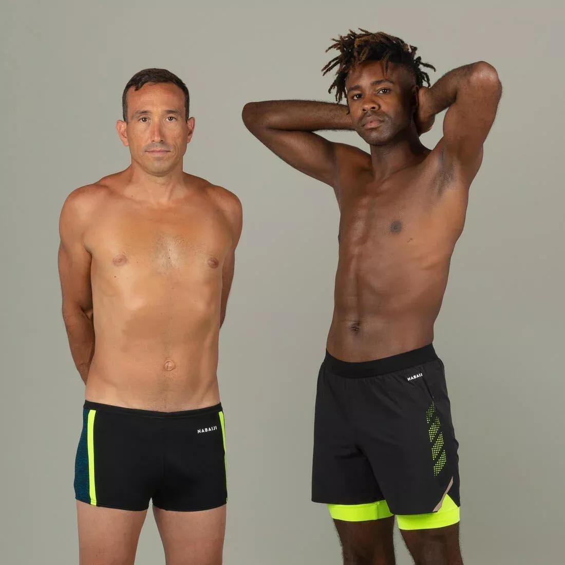Men Swimming Trunks - Yoko, Black, , large image number 10