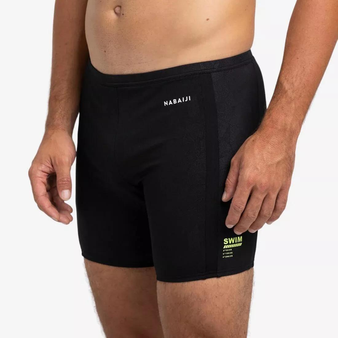 BLACK Men's Swimming Boxers - Yoko, No Color, large image number 0