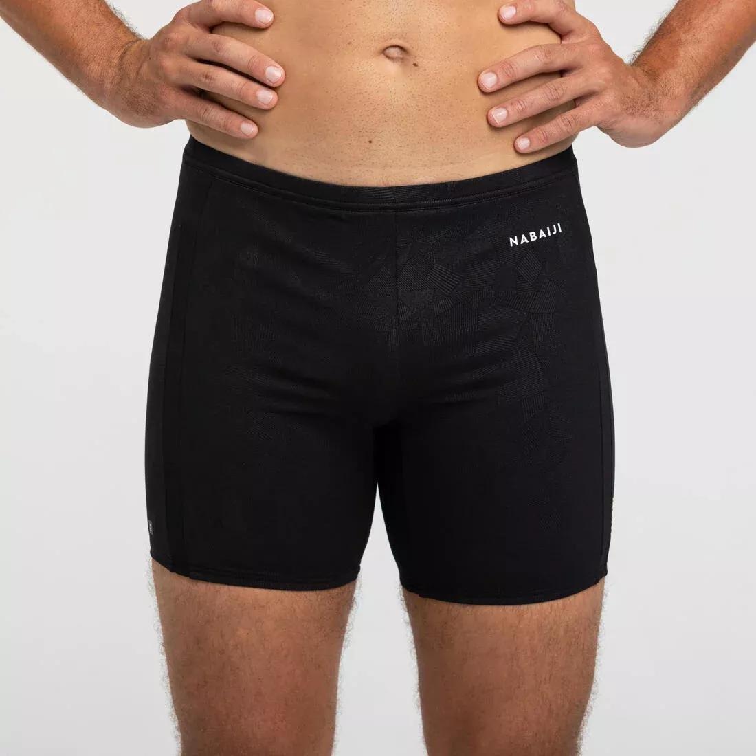 BLACK Men's Swimming Boxers - Yoko, No Color, large image number 4