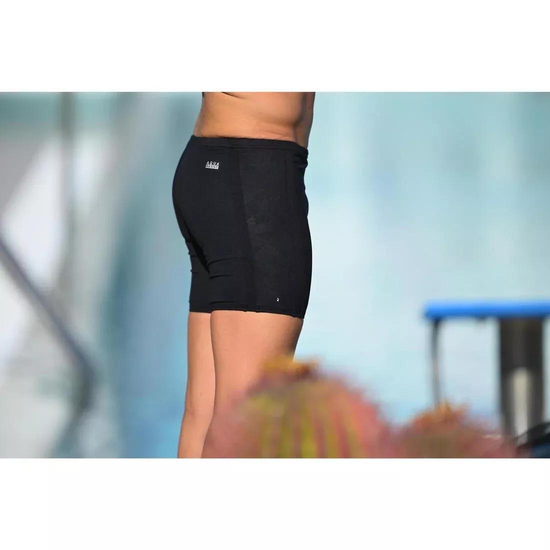 BLACK Men's Swimming Boxers - Yoko, No Color, large image number 7