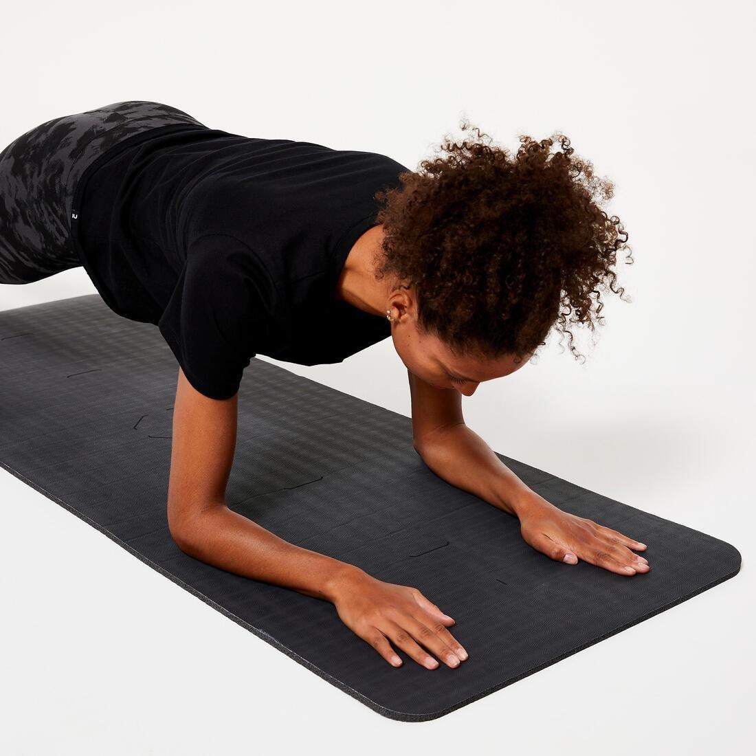 Unisex Fitness Mat 900, Black, No Color, large image number 2