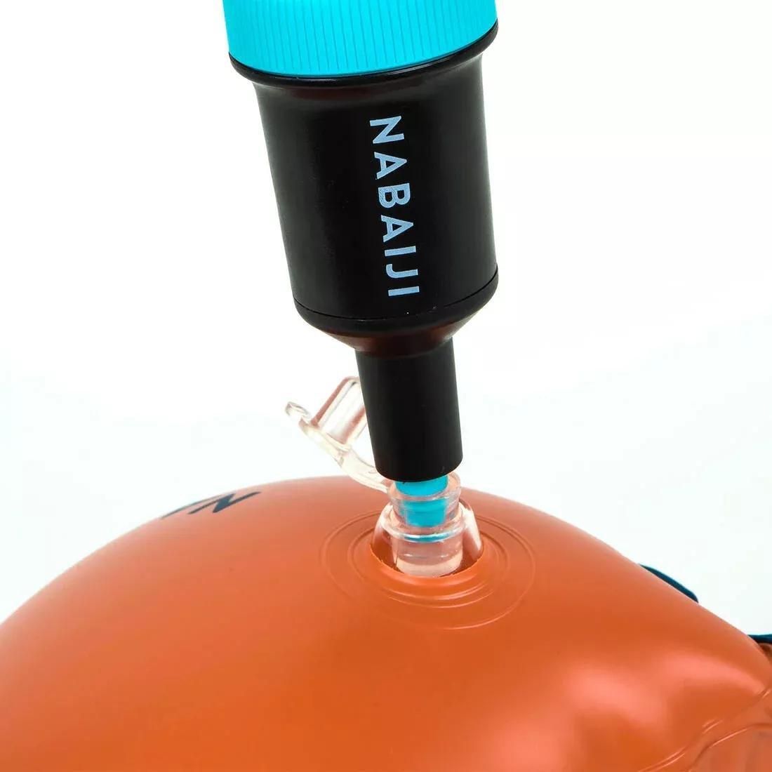 PAPRIKA ORANGE Adult Swimming armbands weights 60 to 90 kg, No Color, large image number 4