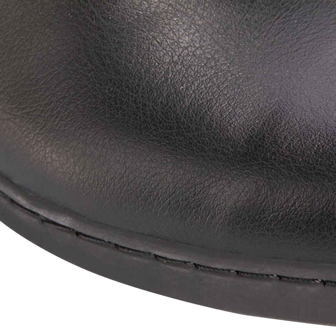 Adult Synthetic Horse Riding Long Boots - 500, Black, , large image number 2