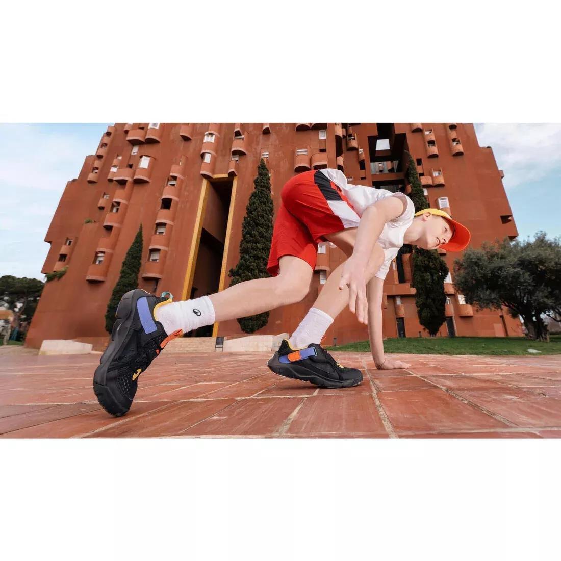 Kids Unisex Breathable Multisport Shoes - Playful Summer, Black, No Color, large image number 7