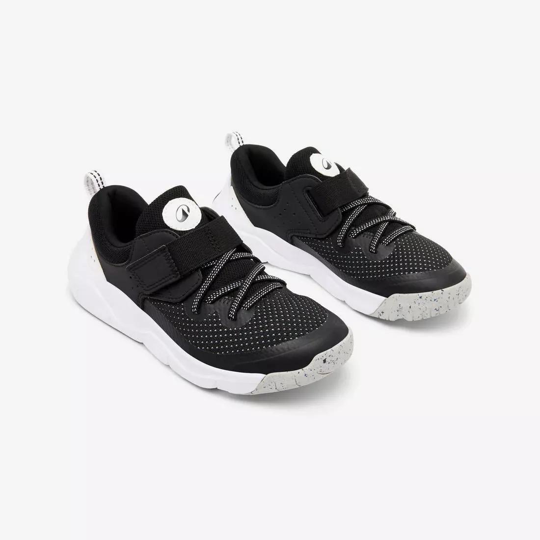 Kids Unisex Lightweight Rip-Tab And Elasticated Laces Shoes Playful Fast, Black, No Color, large image number 13