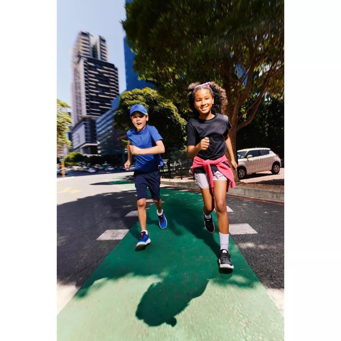 Kids Unisex Lightweight Rip-Tab And Elasticated Laces Shoes Playful Fast, Blue, No Color, large image number 11