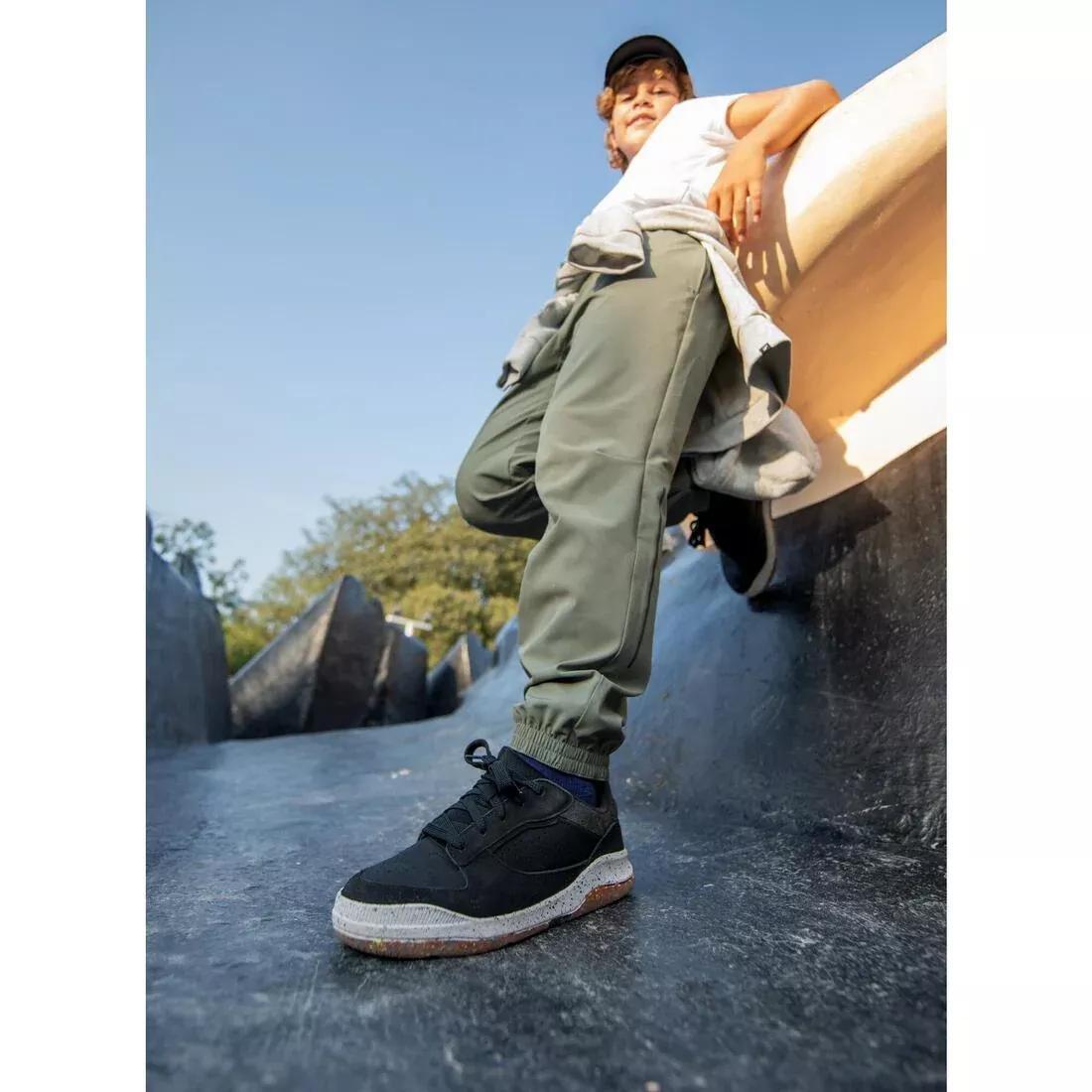 Kids Unisex Multisports Durable Leather Rip-Tab Shoes - Playventure City, Beige, No Color, large image number 6