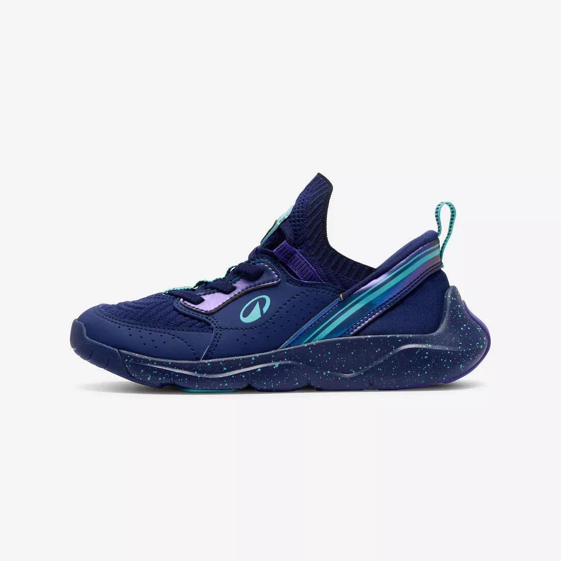 Kids Unisex Multisports Easy-On Trainers - Playful Easy, Blue, No Color, medium
