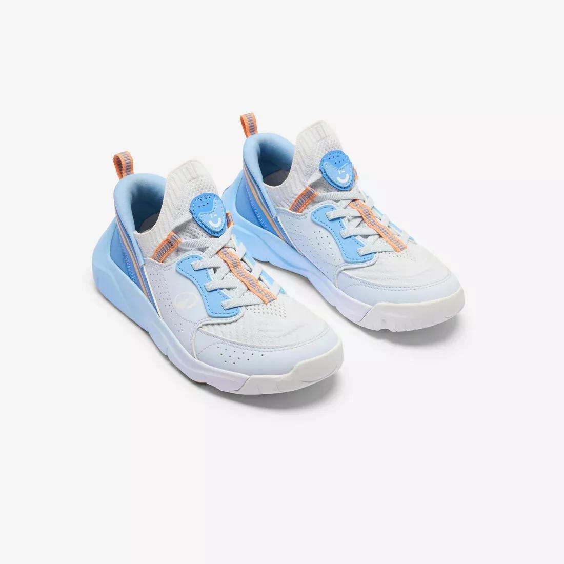 Kids Unisex Multisports Easy-On Trainers - Playful Easy, Blue, No Color, large image number 5