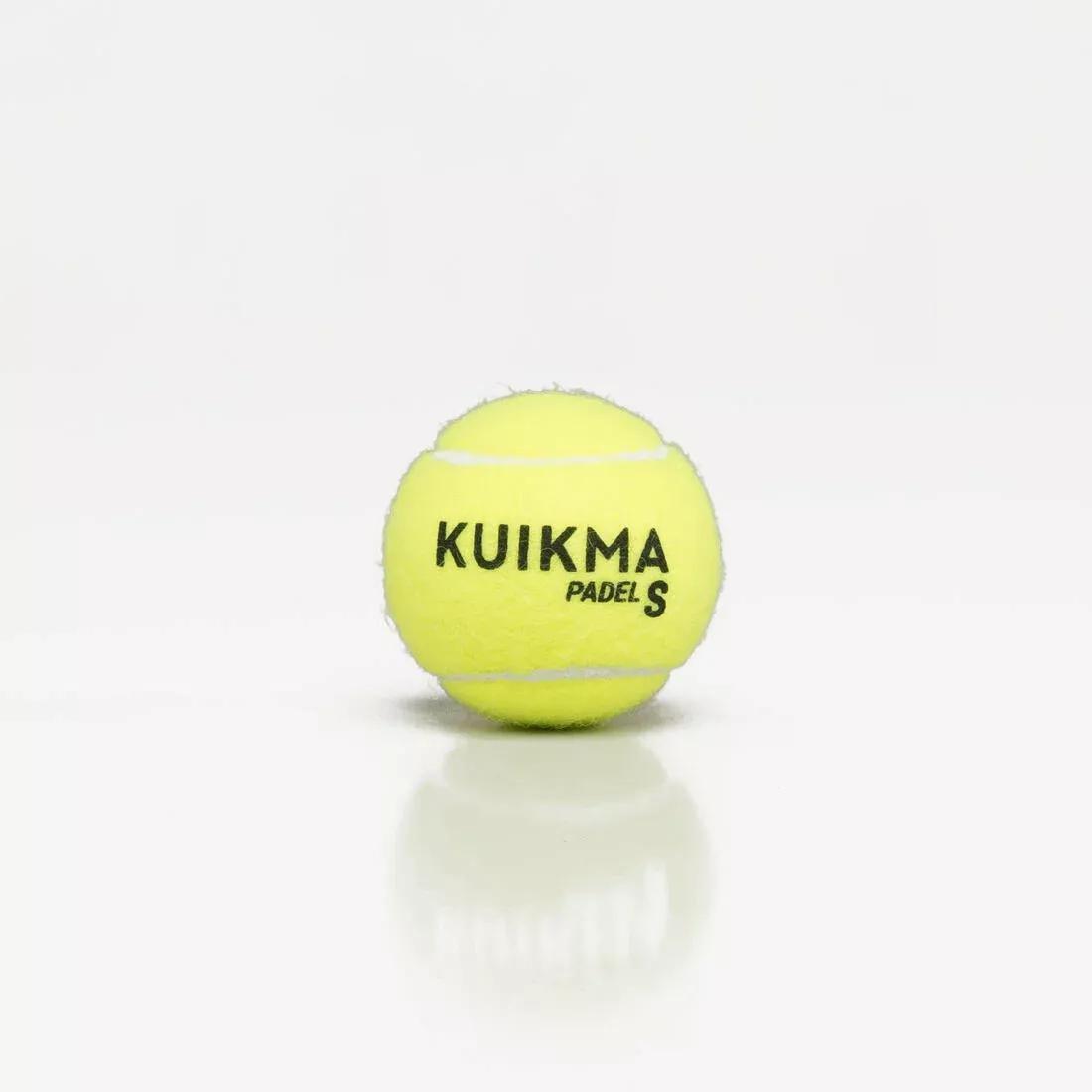 Pack Of 3 Padel Balls, Yellow, No Color, large image number 4