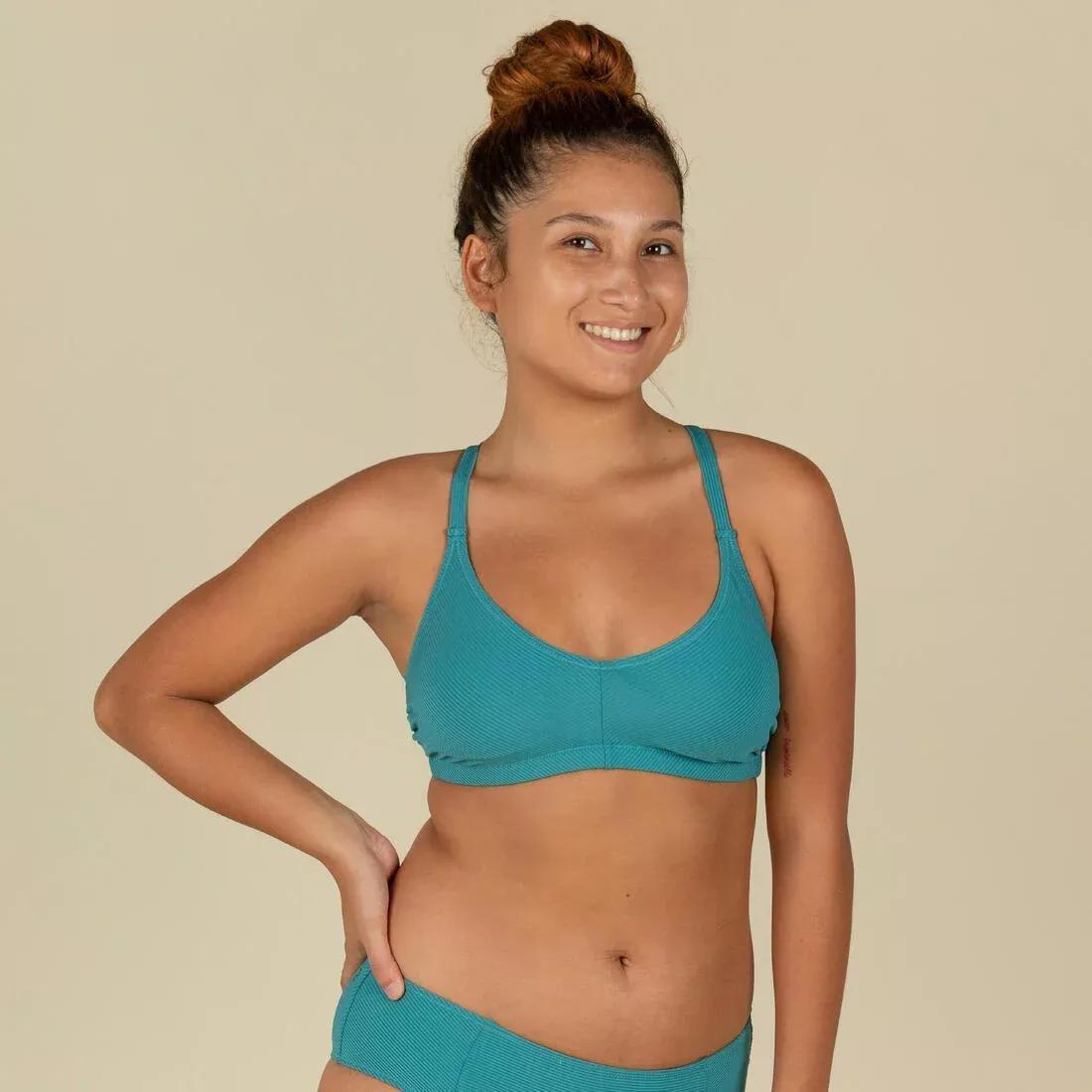 Women Bikini Swimsuit Top - Lila Symi, Blue, , large image number 0