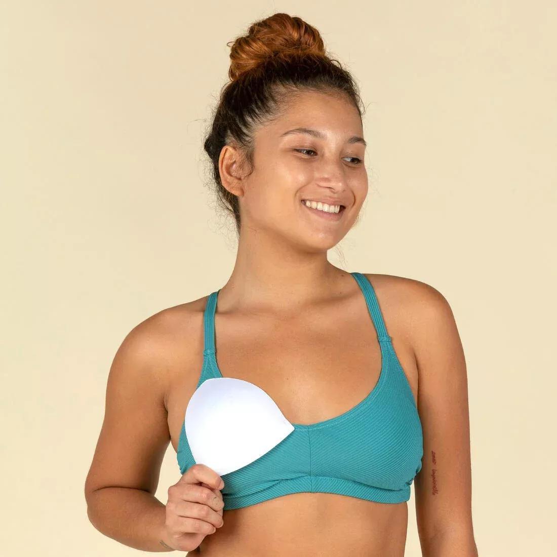 Women Bikini Swimsuit Top - Lila Symi, Blue, , large image number 4