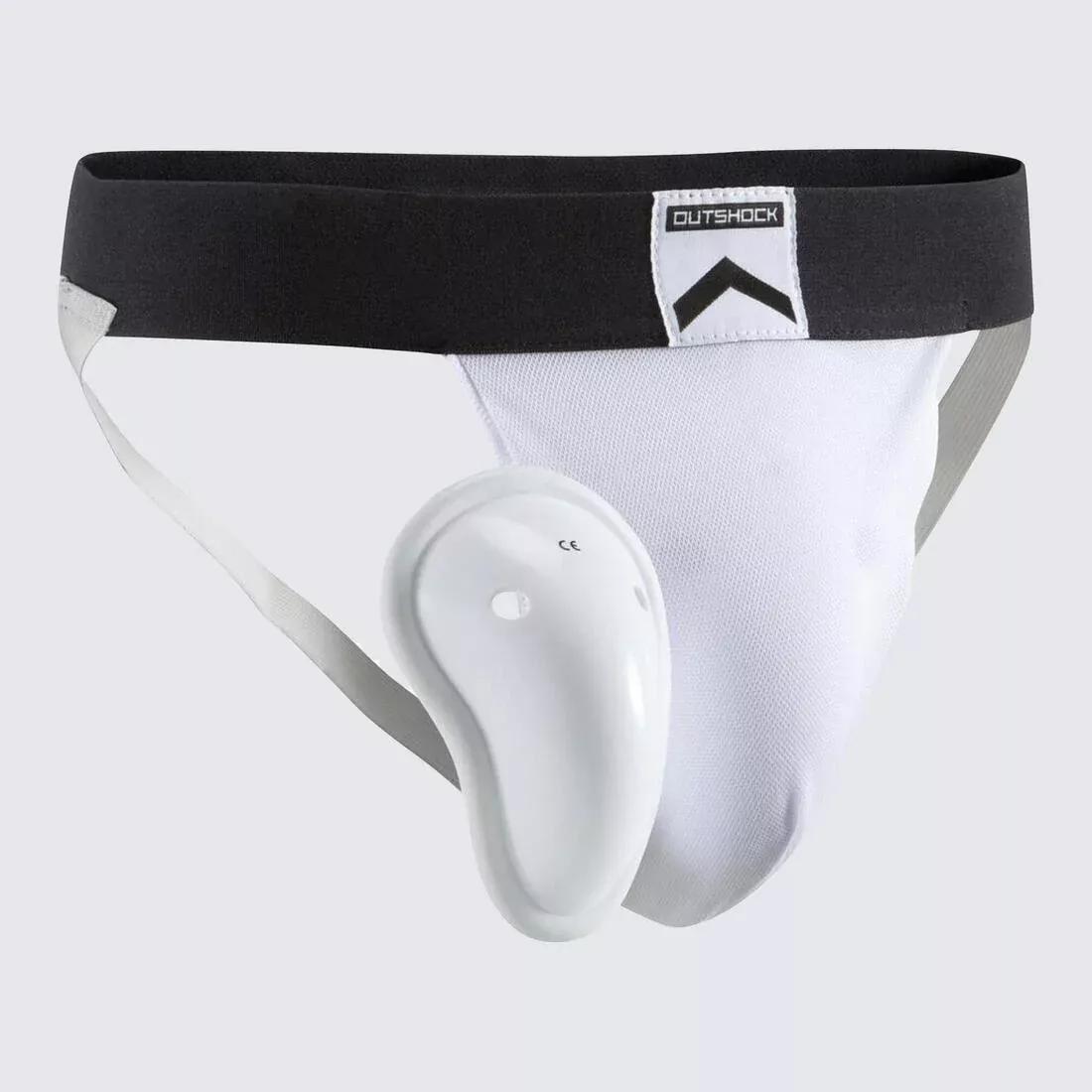 Kids Boys Groin Guard Slipee - 100, White, No Color, large image number 1