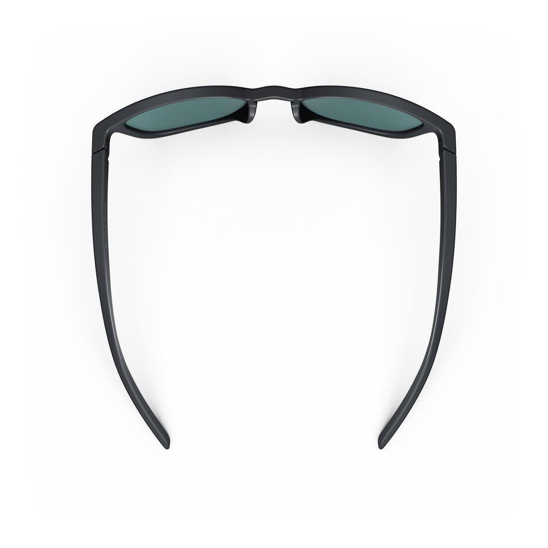 QUECHUA - Adult Unisex Polarised Hiking Sunglasses Category 3 Mh160, Black