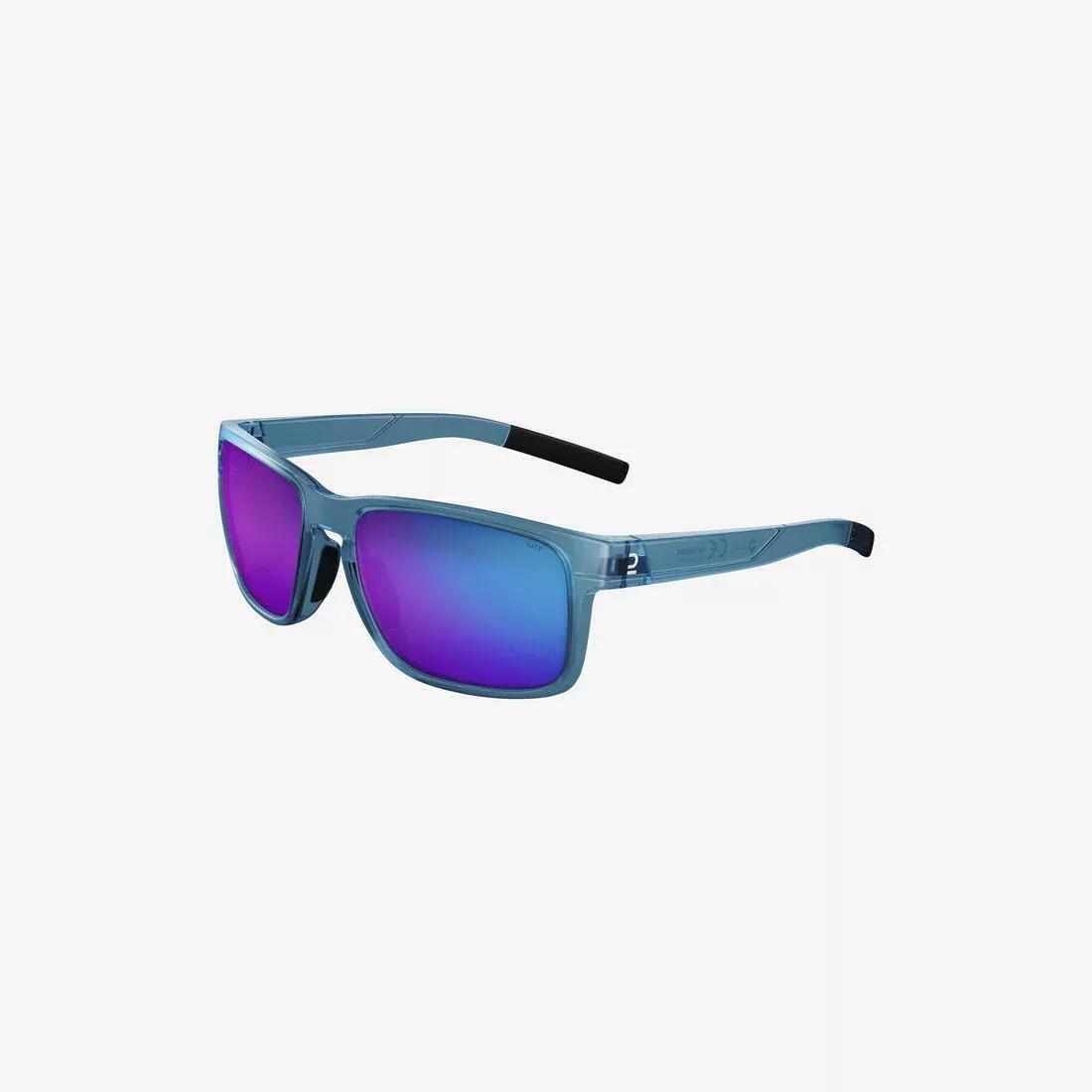 QUECHUA - Adults Category 3 Sunglasses, Blue