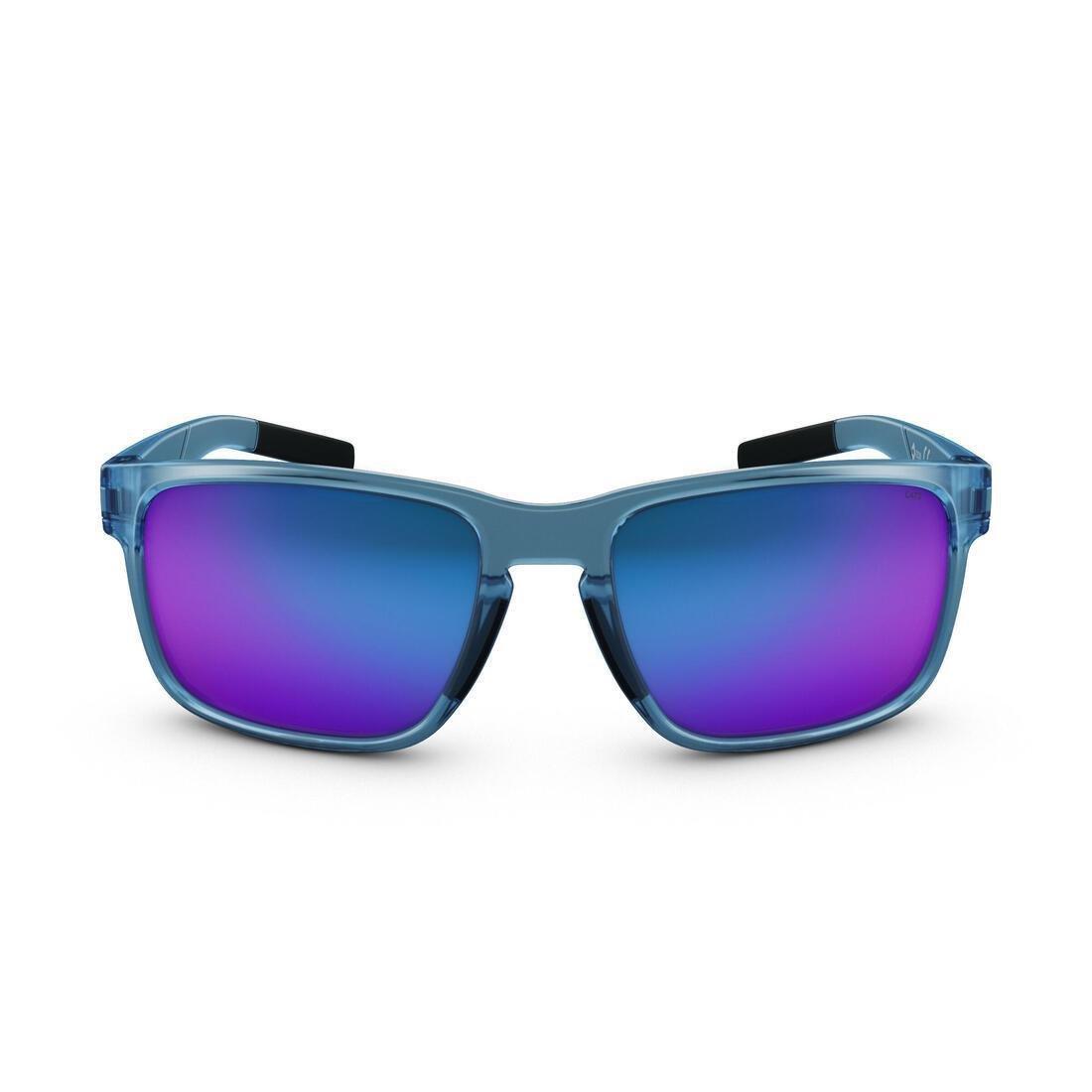 QUECHUA - Adults Category 3 Sunglasses, Blue