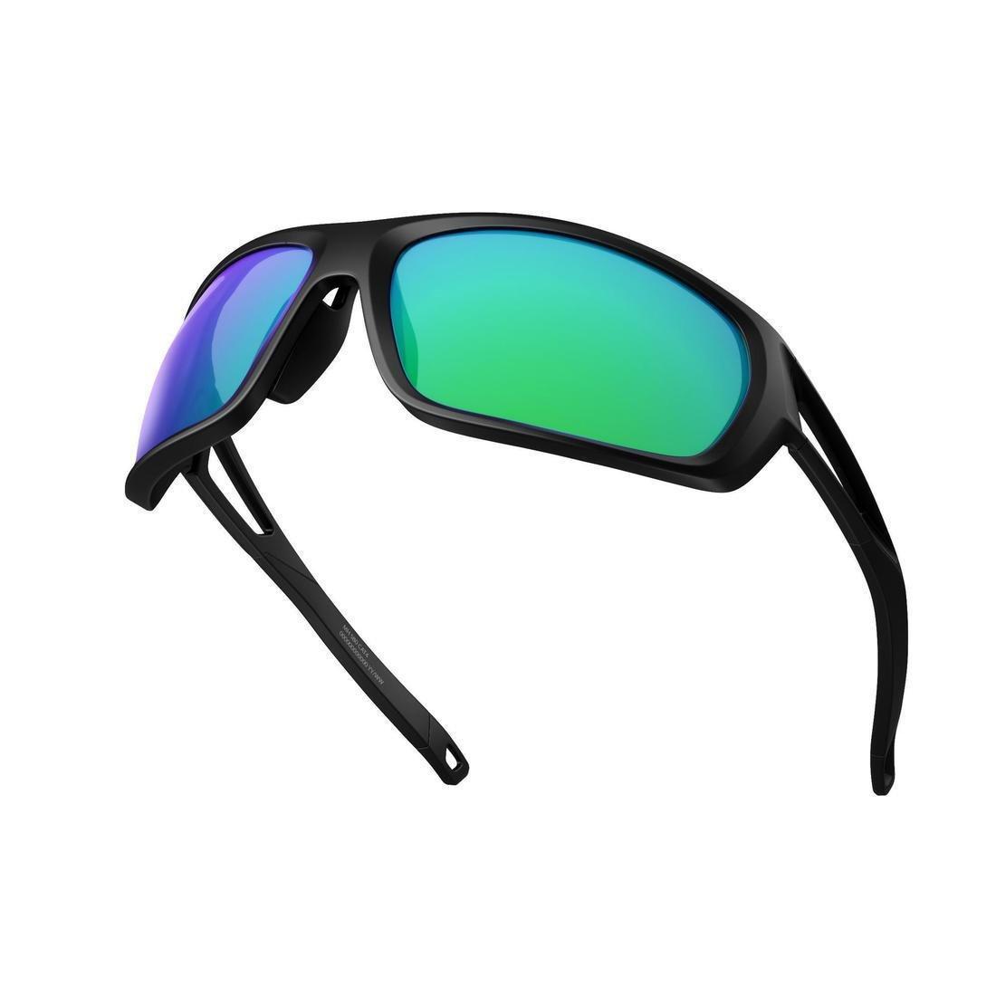 Adult Hiking Sunglasses - Mh580 Category 4, Black, No Color, large image number 8