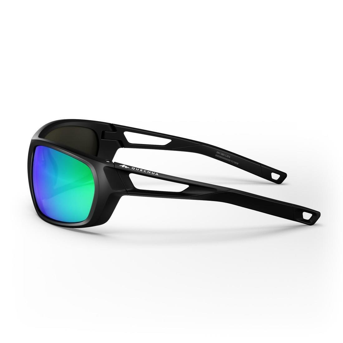 Adult Hiking Sunglasses - Mh580 Category 4, Black, No Color, large image number 11