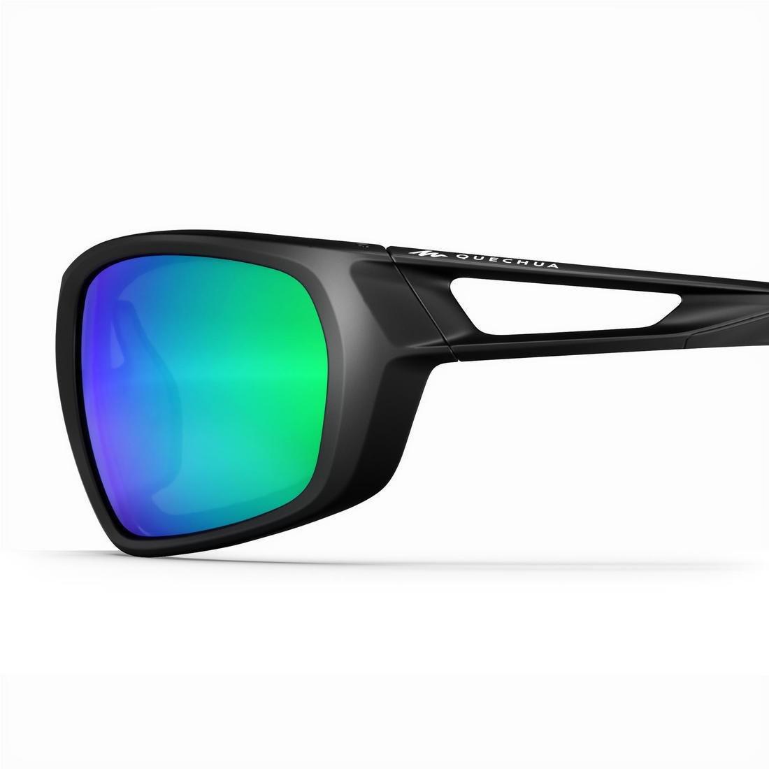 Adult Hiking Sunglasses - Mh580 Category 4, Black, No Color, large image number 12