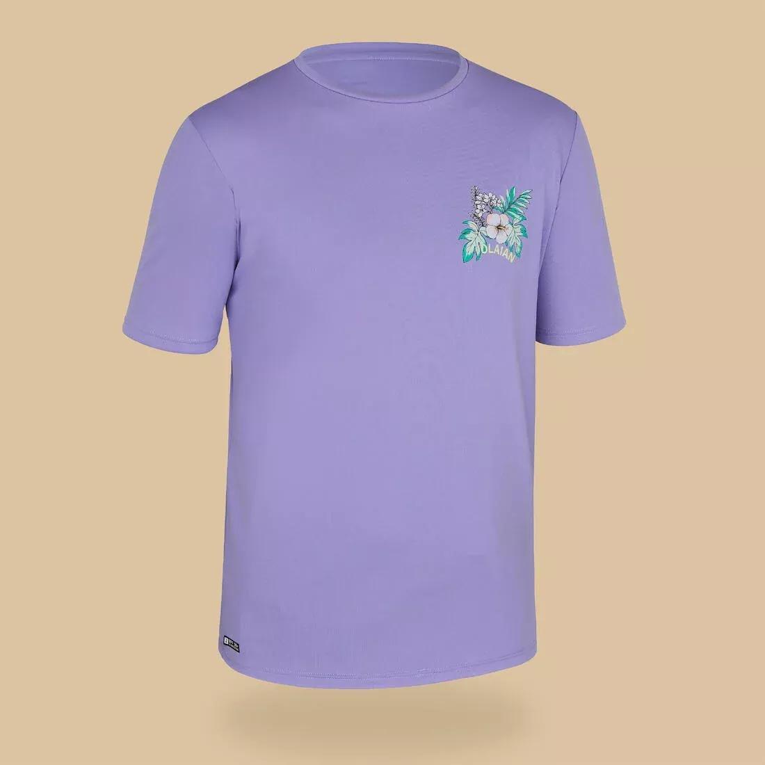 Kids Unisex Surfing Skating Short-Sleeved Water T-Shirt, Purple, , large image number 10