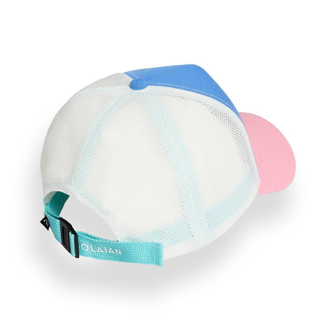 Kids Unisex Surfing Trucker Cap, Blue, No Color, large image number 10