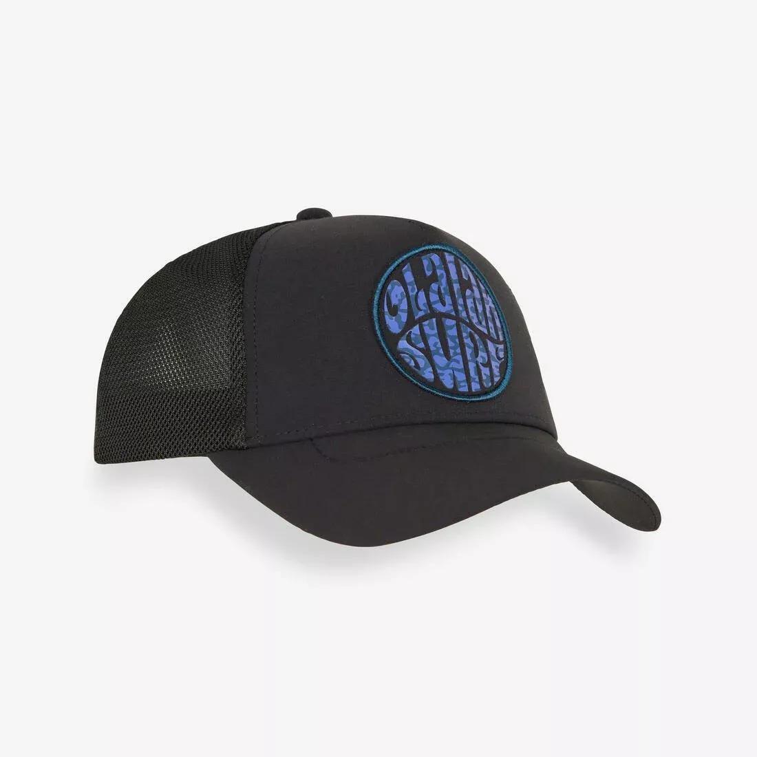 Kids Unisex Surfing Trucker Cap, Black, , medium