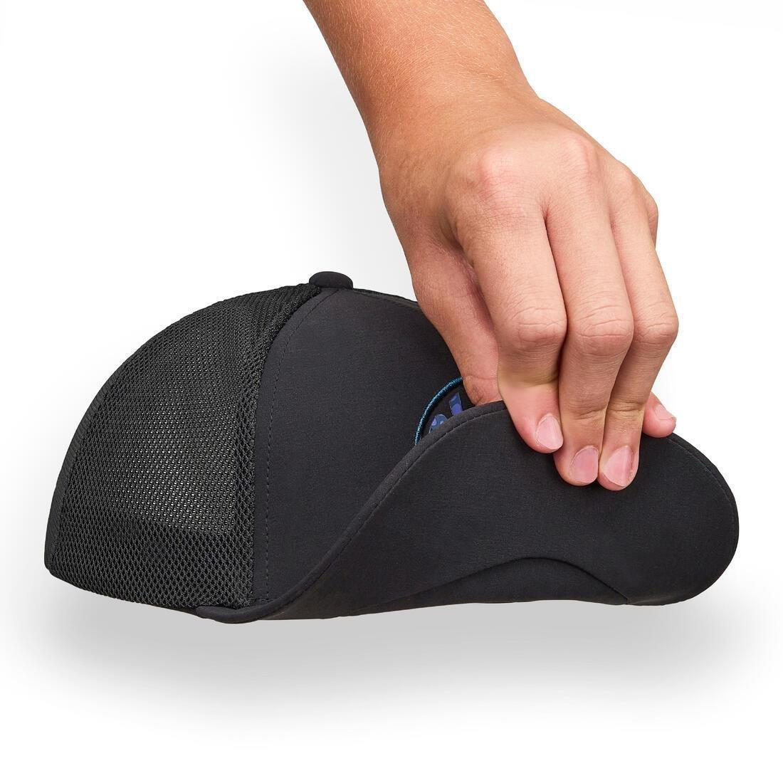 Kids Unisex Surfing Trucker Cap, Black, No Color, large image number 4