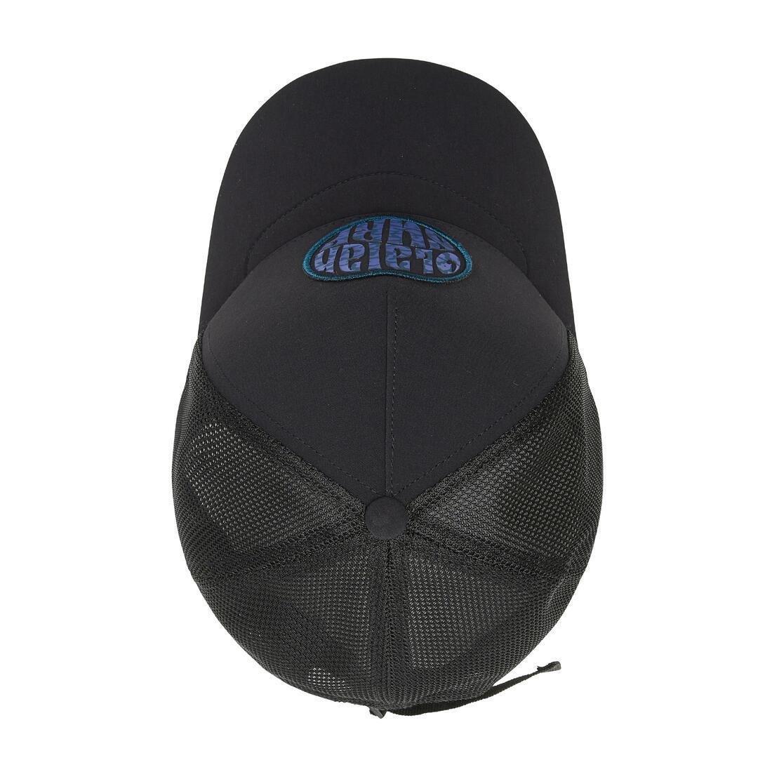 Kids Unisex Surfing Trucker Cap, Black, No Color, large image number 8