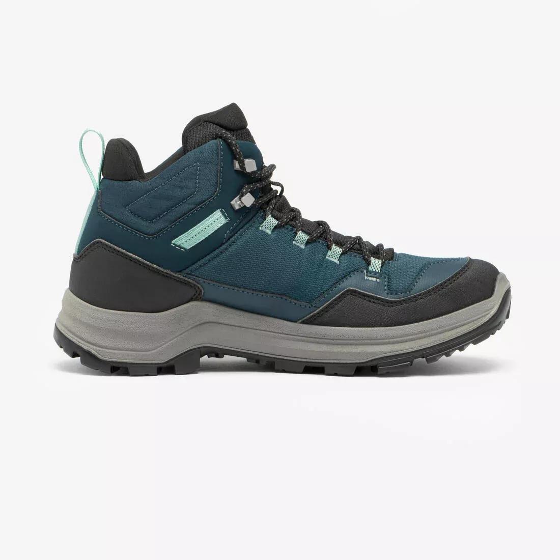 Women Waterproof High Hiking Boots - MH100, Blue, No Color, large image number 11