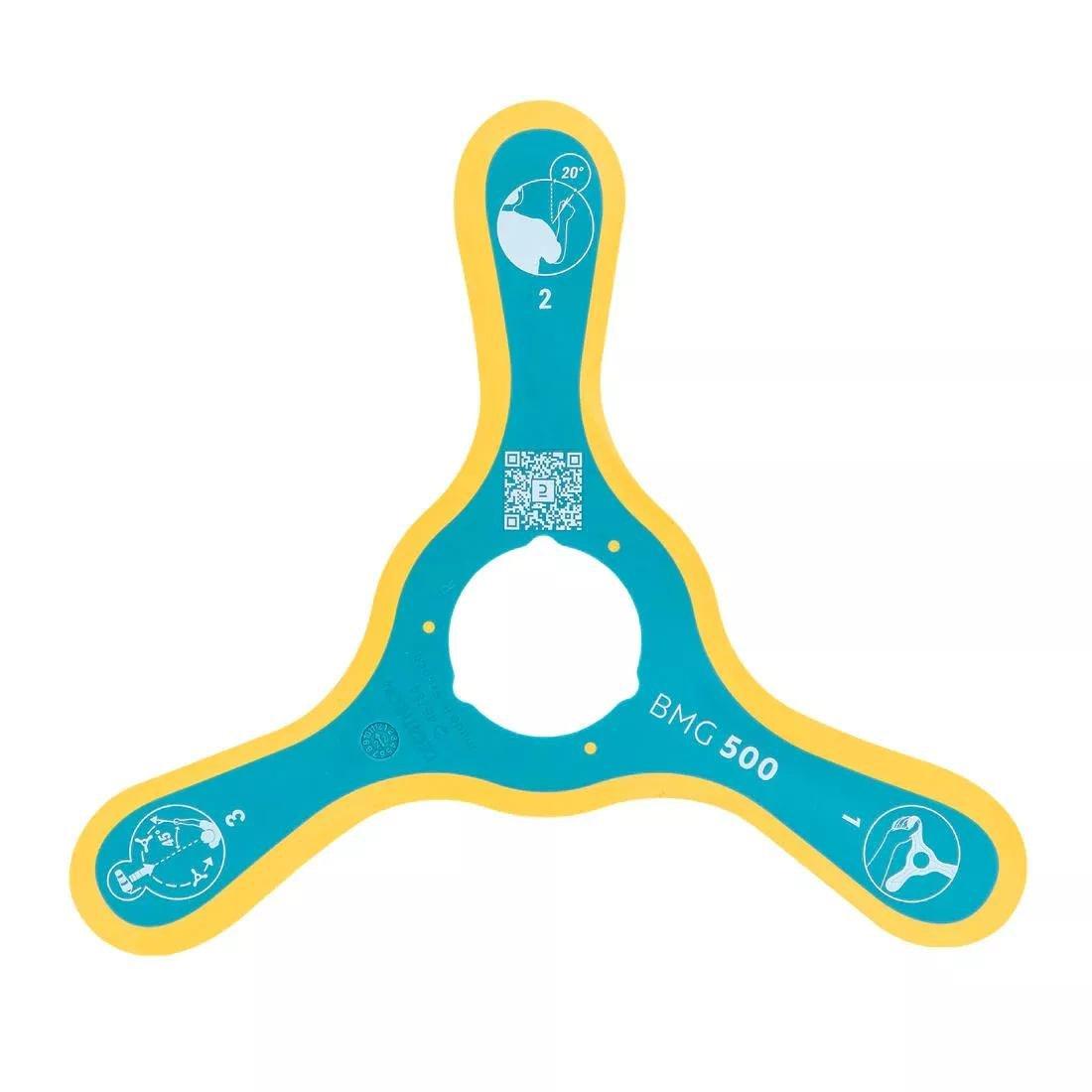 PURPLE Right-Handed Boomerang with a Good Return and Soft Edge, No Color, large image number 1