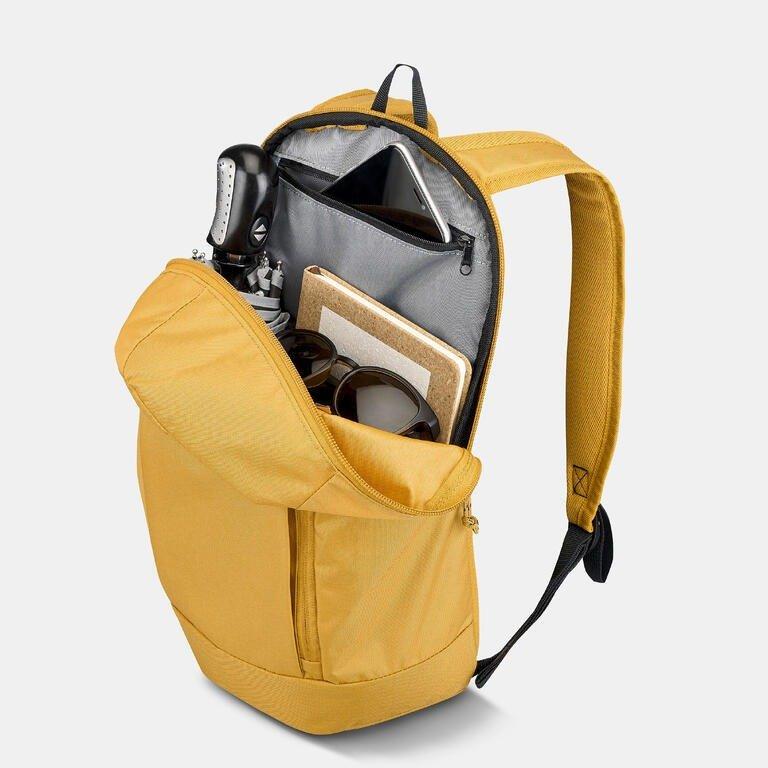 Unisex Hiking 10L Backpack - Arpenaz NH100, Yellow, No Color, large image number 2