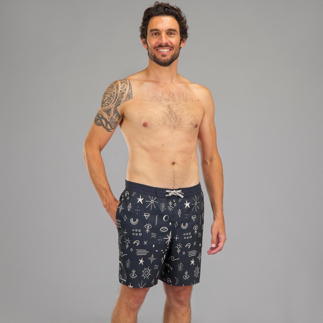 Men Boardshort - Surf 100 Long, Green, , large image number 10