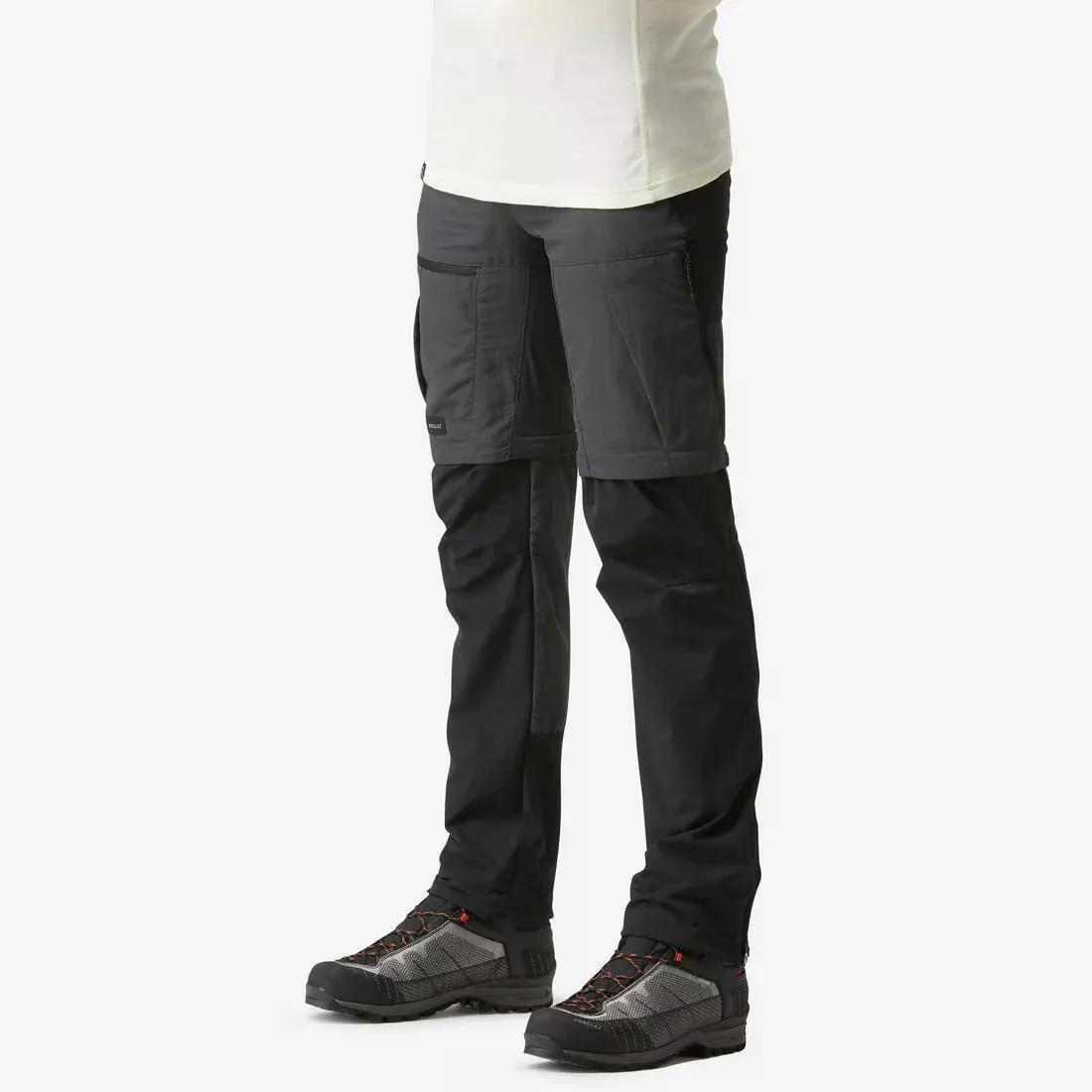 Men's Modular 2-in-1 Trekking Trousers - MT500, Green, No Color, large image number 3