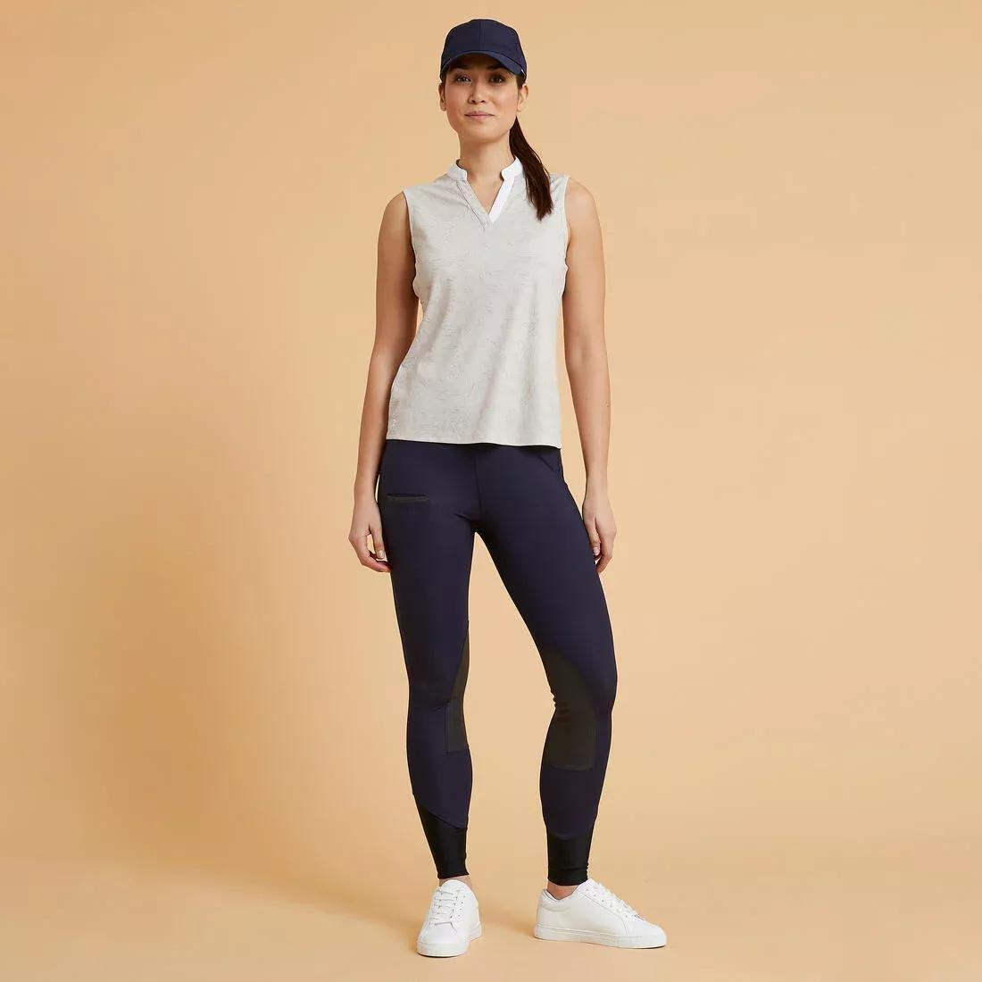 TURQUIN BLUE Women's Light Horse Riding Leggings 100, , large image number 2