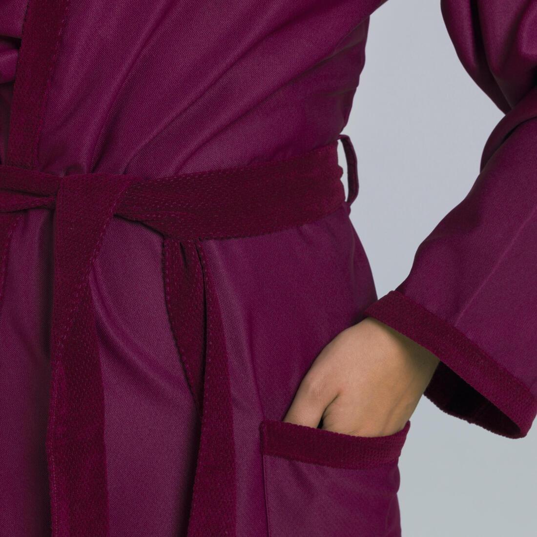 Women Compact Pool Bathrobe, Purple, , large image number 11