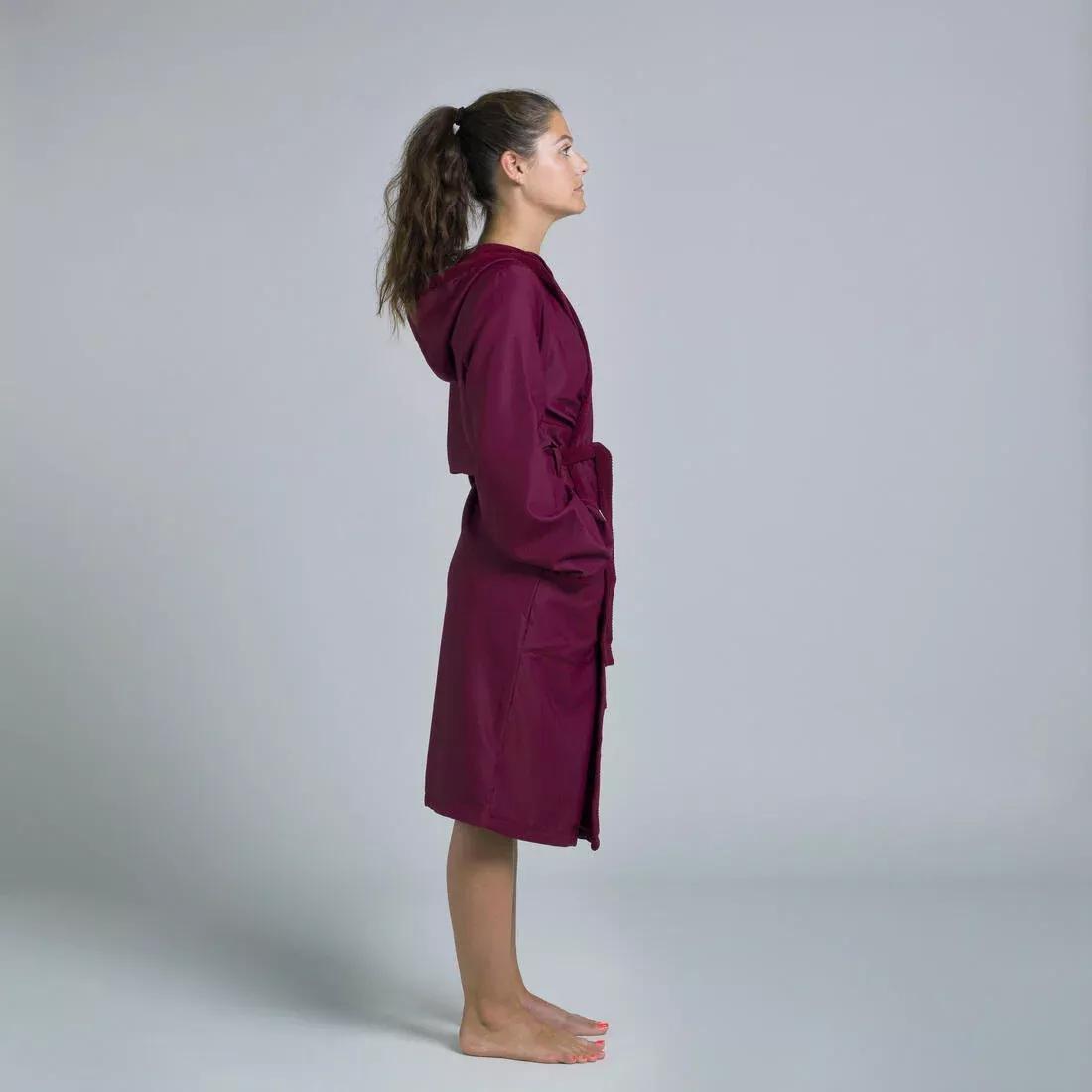 Women Compact Pool Bathrobe, Purple, , large image number 14