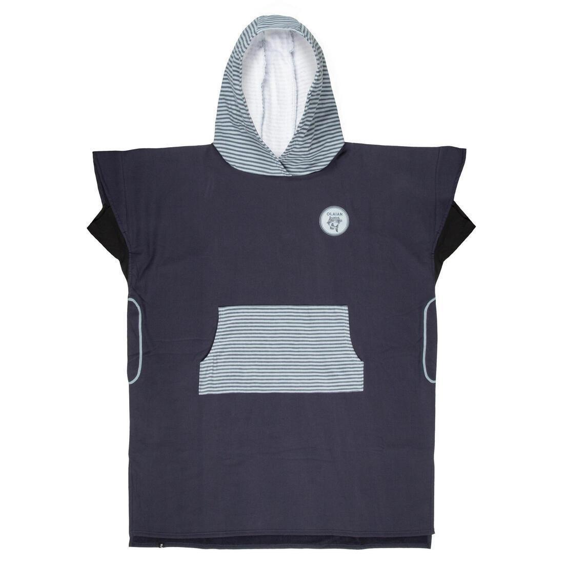 Unisex Printed Surf Poncho - 500, Peach, No Color, large image number 9