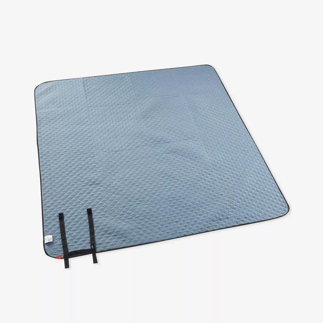 Comfort Blanket For Picnics And Camping - 170 X 140 Cm, Foggy Blue, No Color, medium