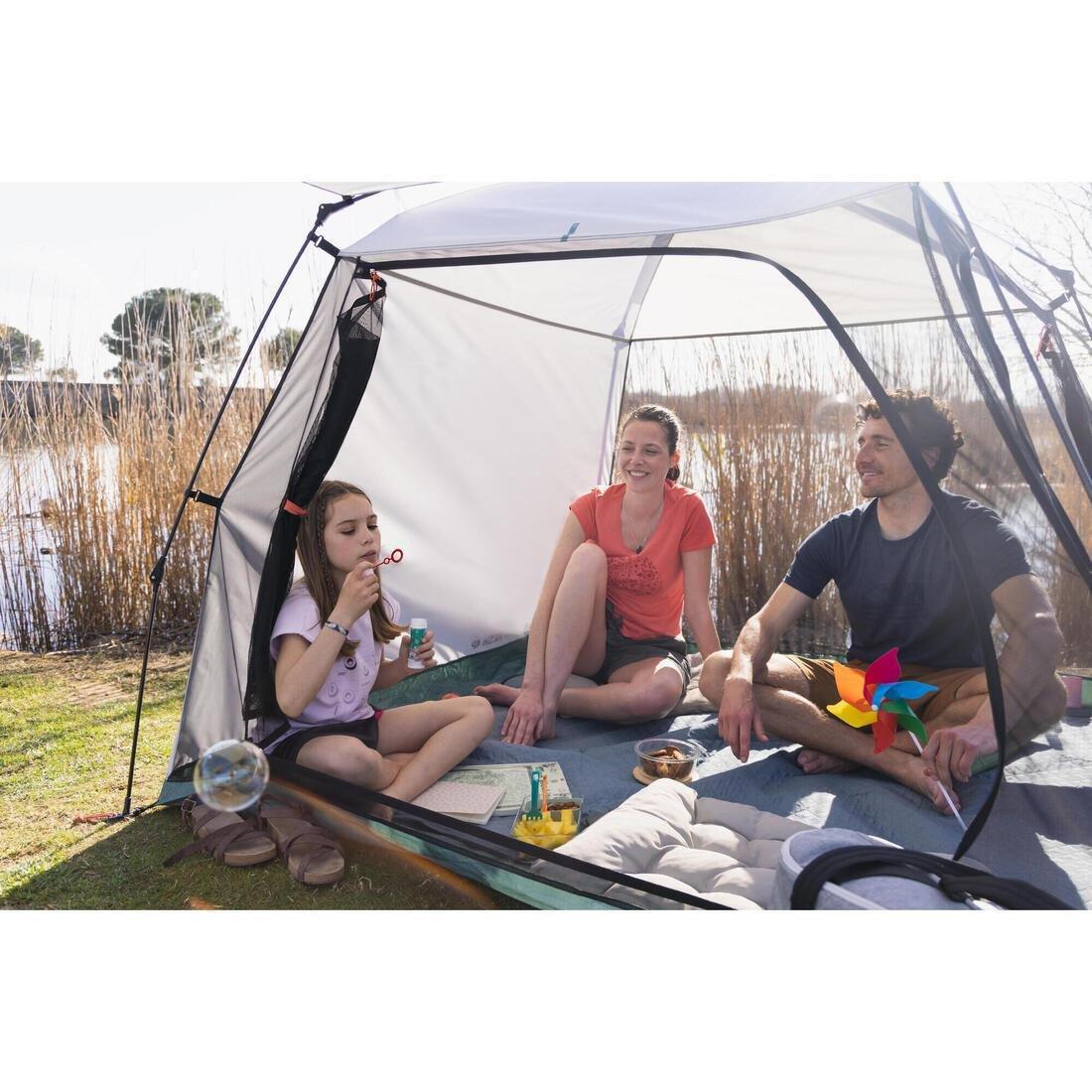 Comfort Blanket For Picnics And Camping - 170 X 140 Cm, Foggy Blue, No Color, large image number 1