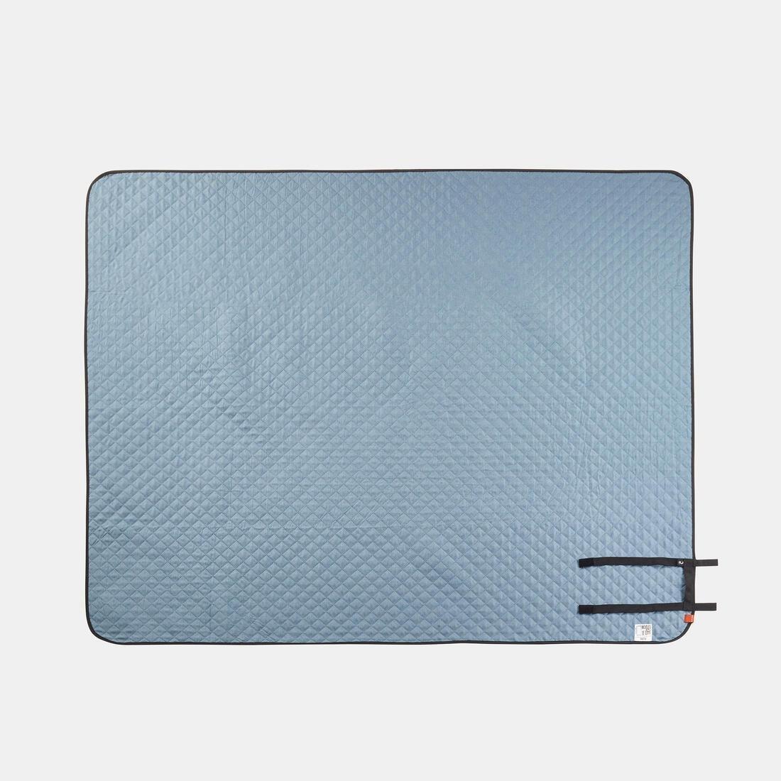 Comfort Blanket For Picnics And Camping - 170 X 140 Cm, Foggy Blue, No Color, large image number 4