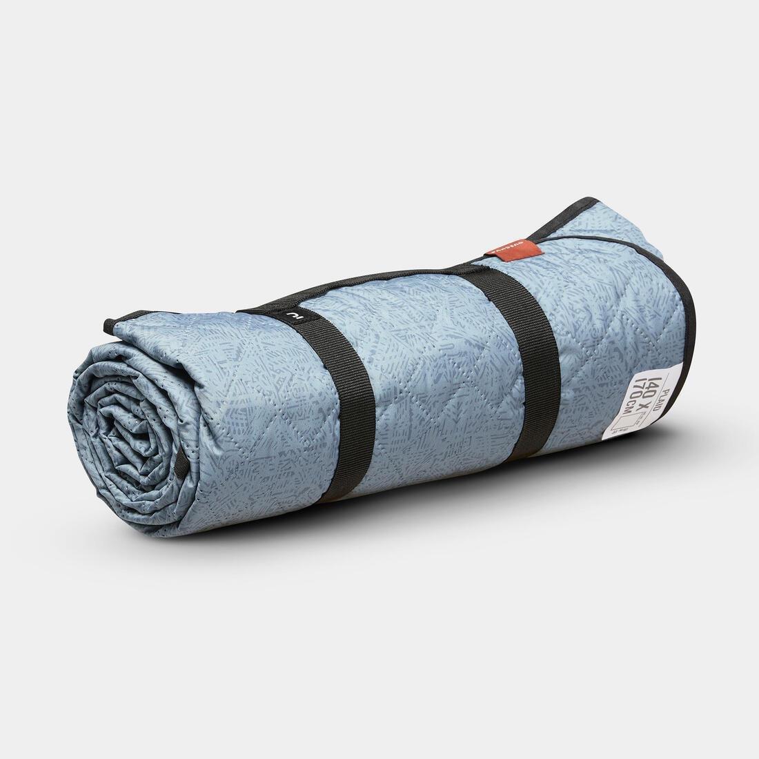 Comfort Blanket For Picnics And Camping - 170 X 140 Cm, Foggy Blue, No Color, large image number 10