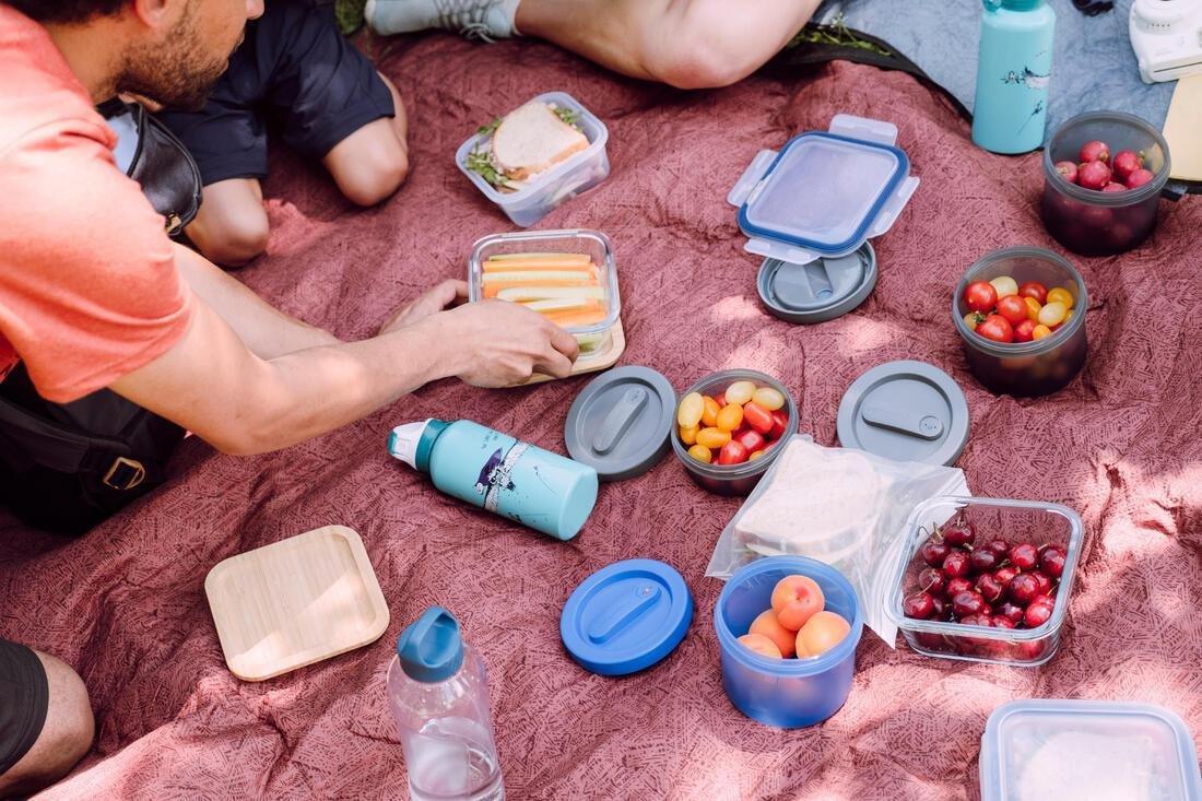 Comfort Blanket For Picnics And Camping - 170 X 140 Cm, Blue, No Color, large image number 2