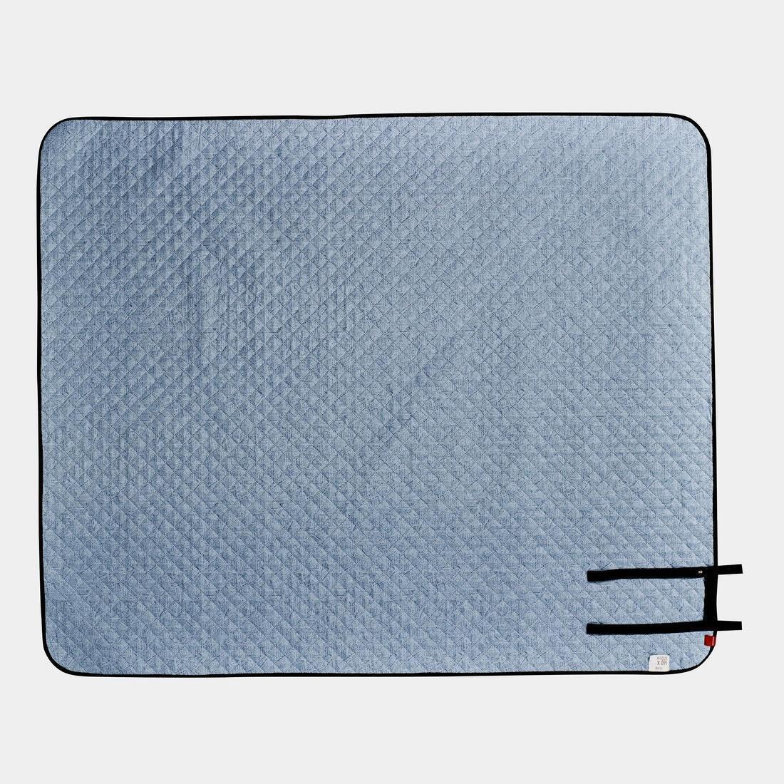Comfort Blanket For Picnics And Camping - 170 X 140 Cm, Blue, No Color, large image number 5