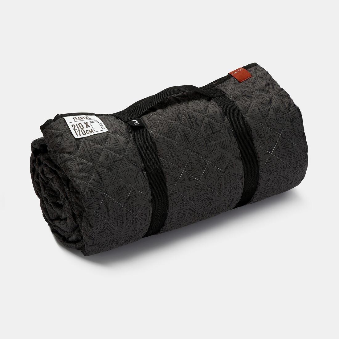 Xl Comfort Blanket For Picnicking And Camping - 210 Cm X 170 Cm, Grey, No Color, large image number 1