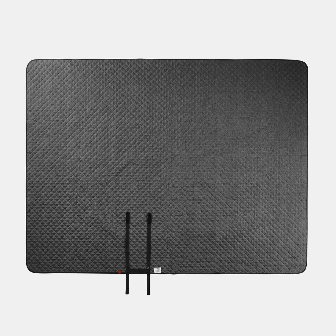 Xl Comfort Blanket For Picnicking And Camping - 210 Cm X 170 Cm, Grey, No Color, large image number 2